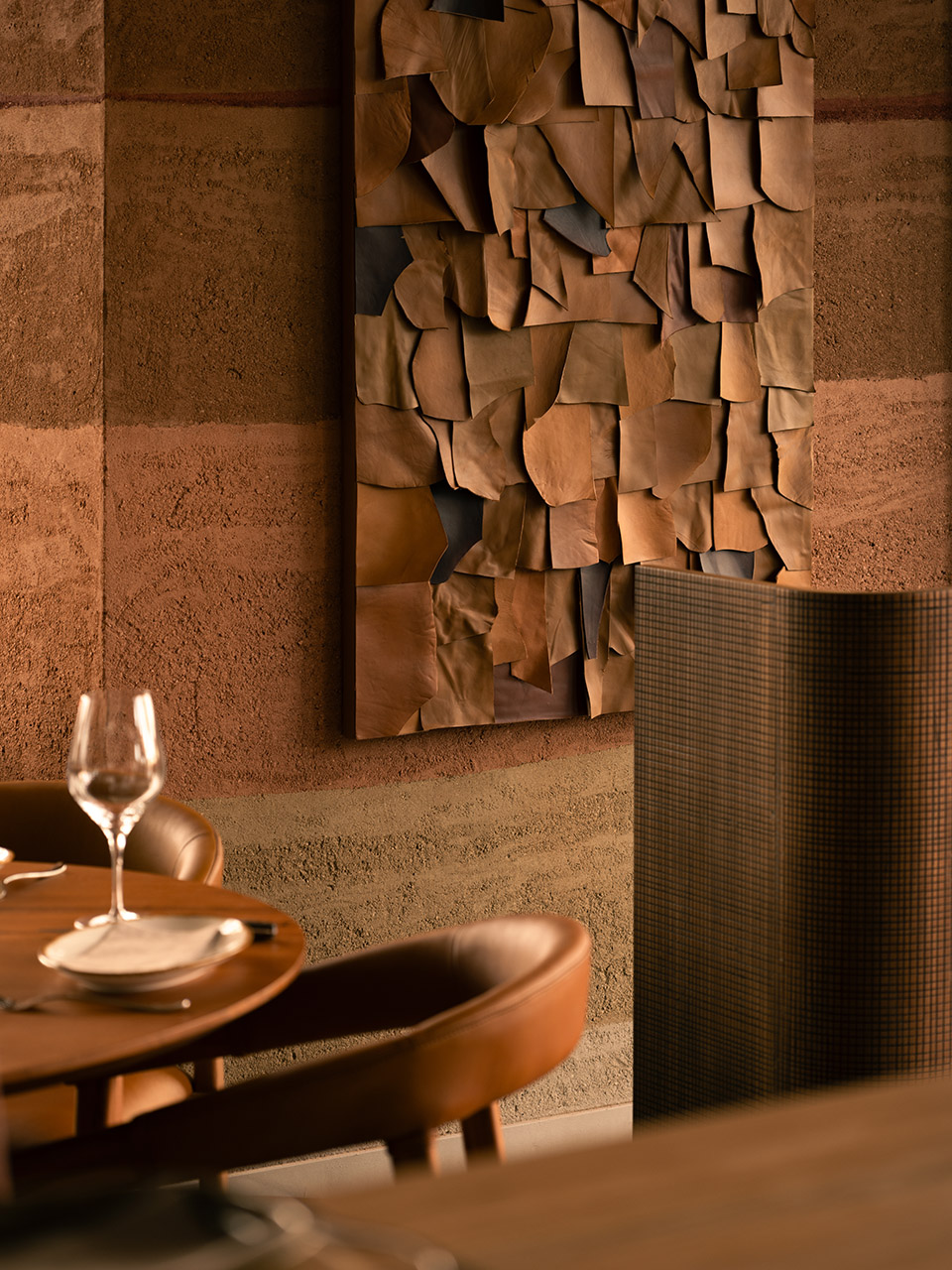 fireplace restaurant by hot design folks studio