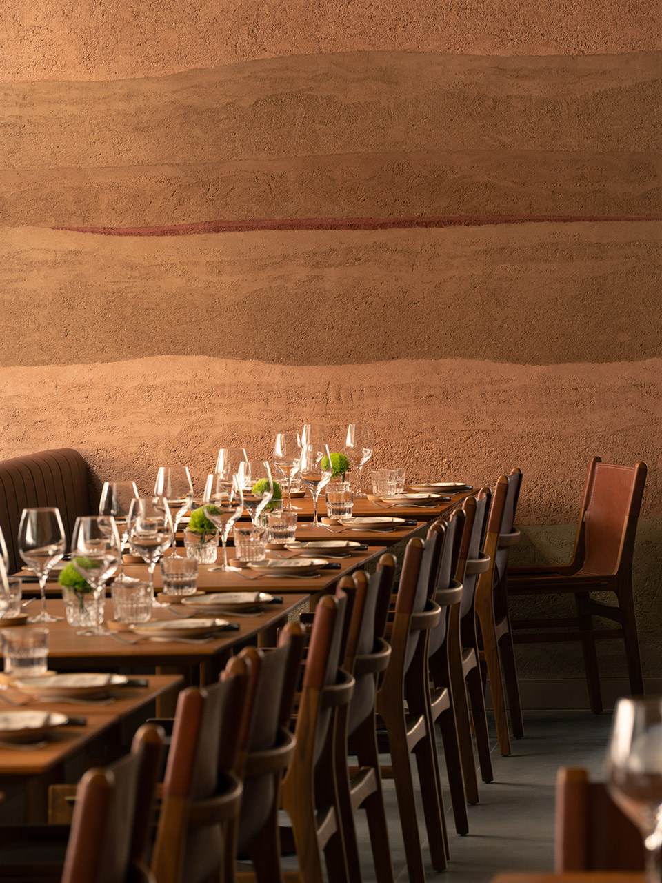 fireplace restaurant by hot design folks studio