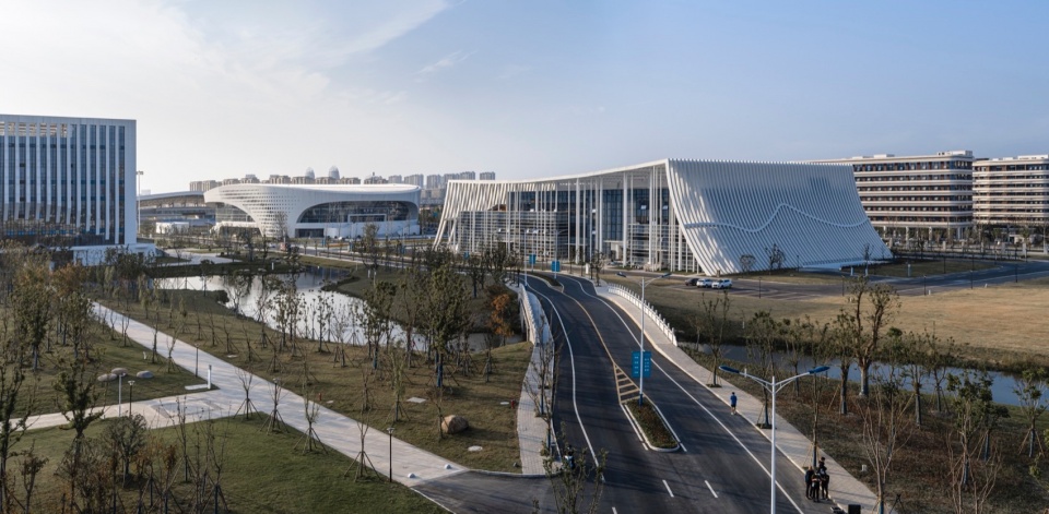 the new campus of zhejiang university of water resources and electric power in nanxun by ziad