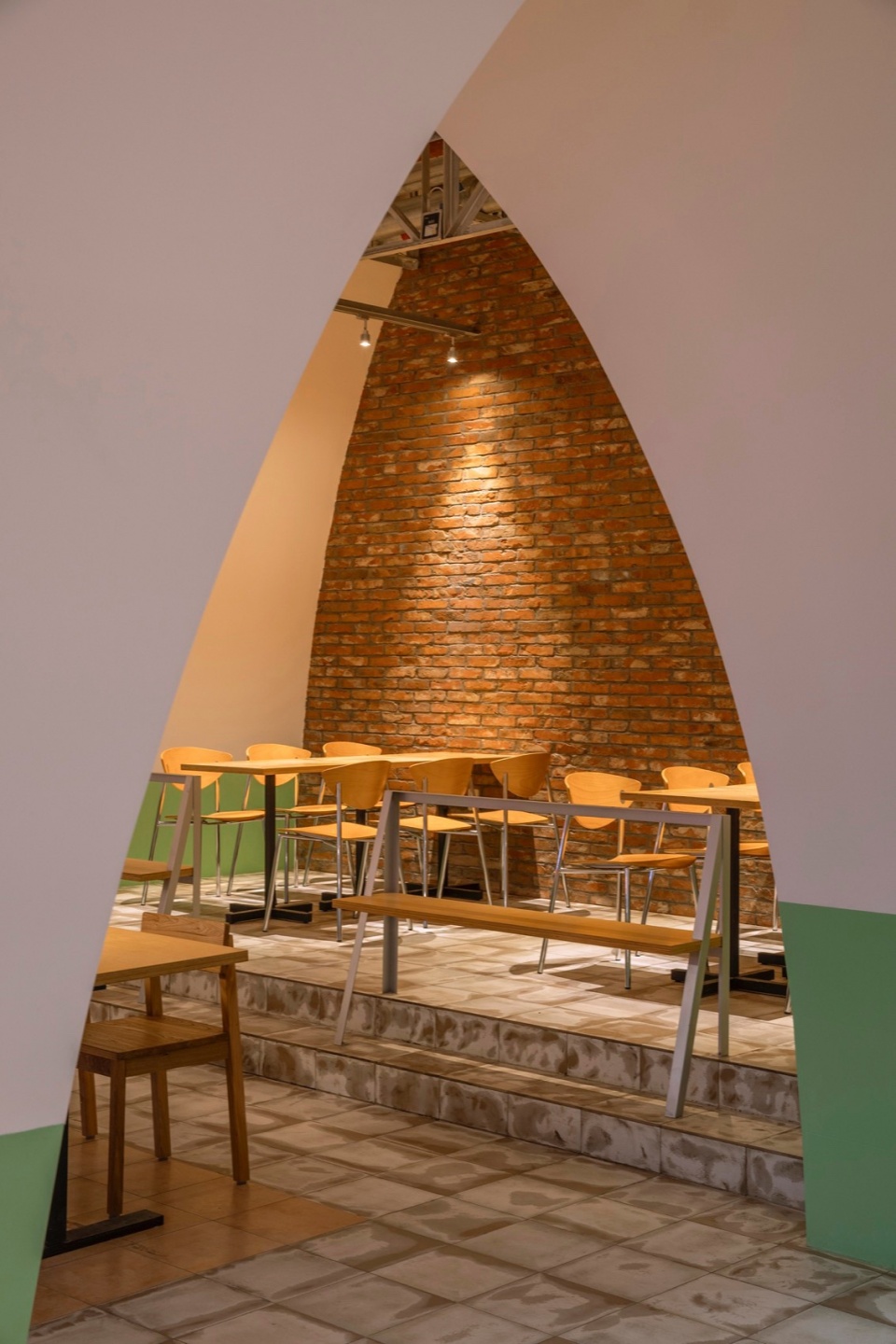 cenchi coffee satellite factory store by spacestation