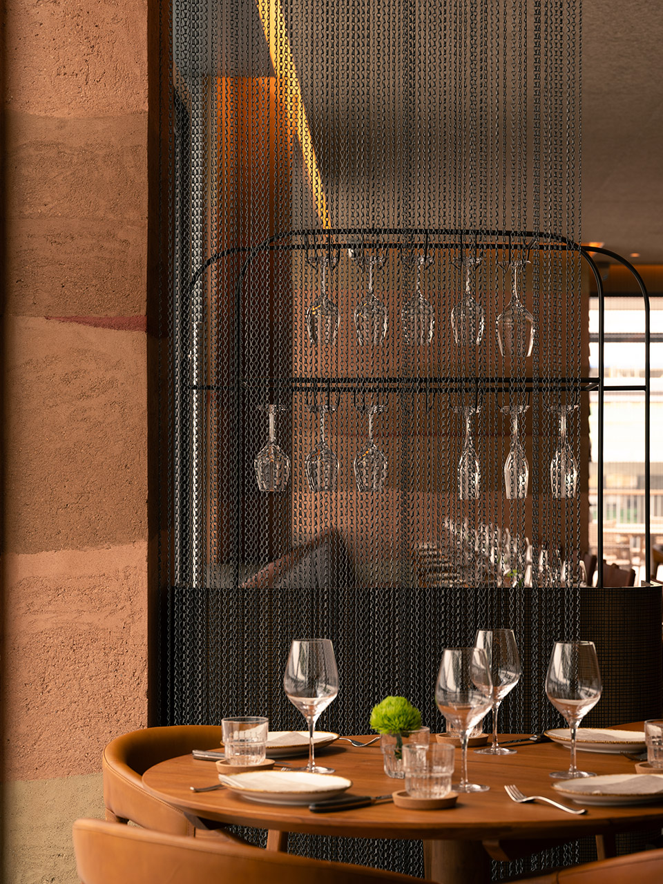 fireplace restaurant by hot design folks studio