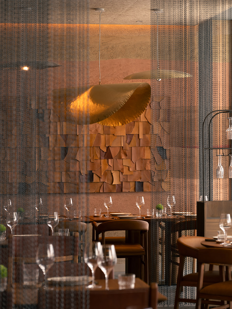 fireplace restaurant by hot design folks studio