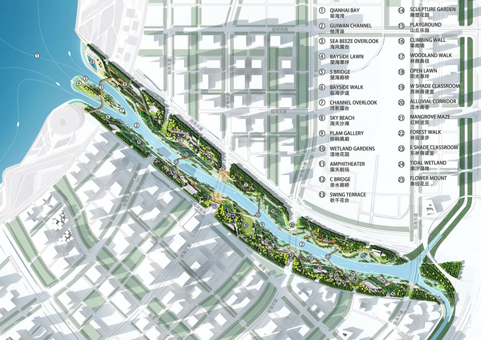 2023 asla general design award qianhai guiwan park james corner field operations