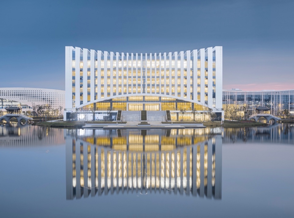 the new campus of zhejiang university of water resources and electric power in nanxun by ziad