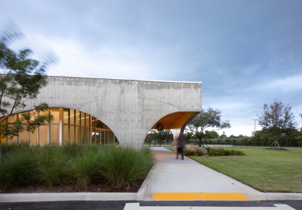 youth sports complex field house by brooks scarpa