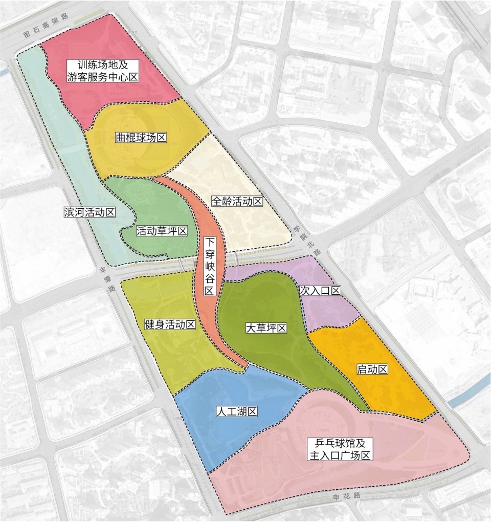 运河亚运公园 杭州园林设计院