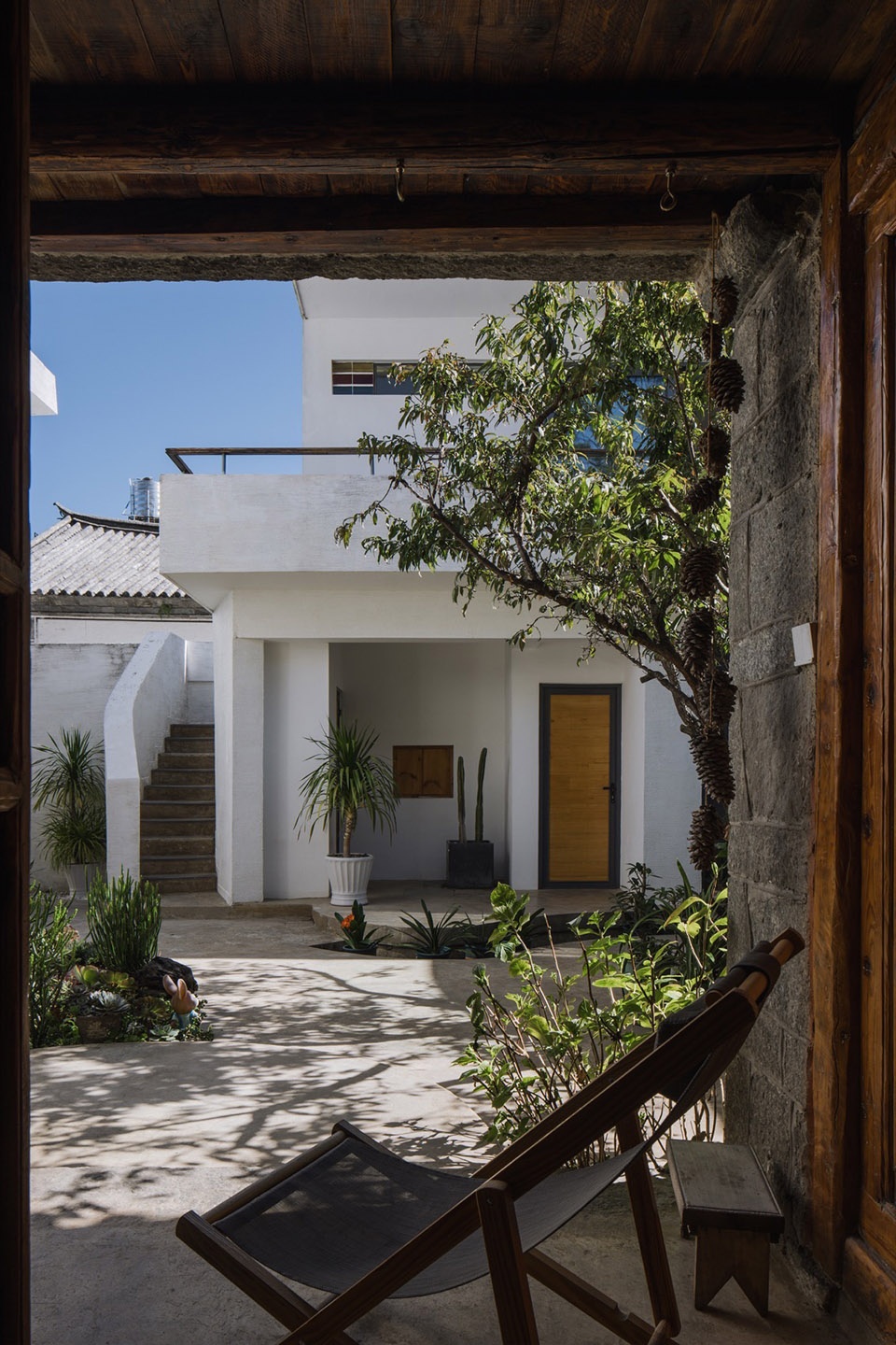 An inward micro courtyard China by Edge Architect