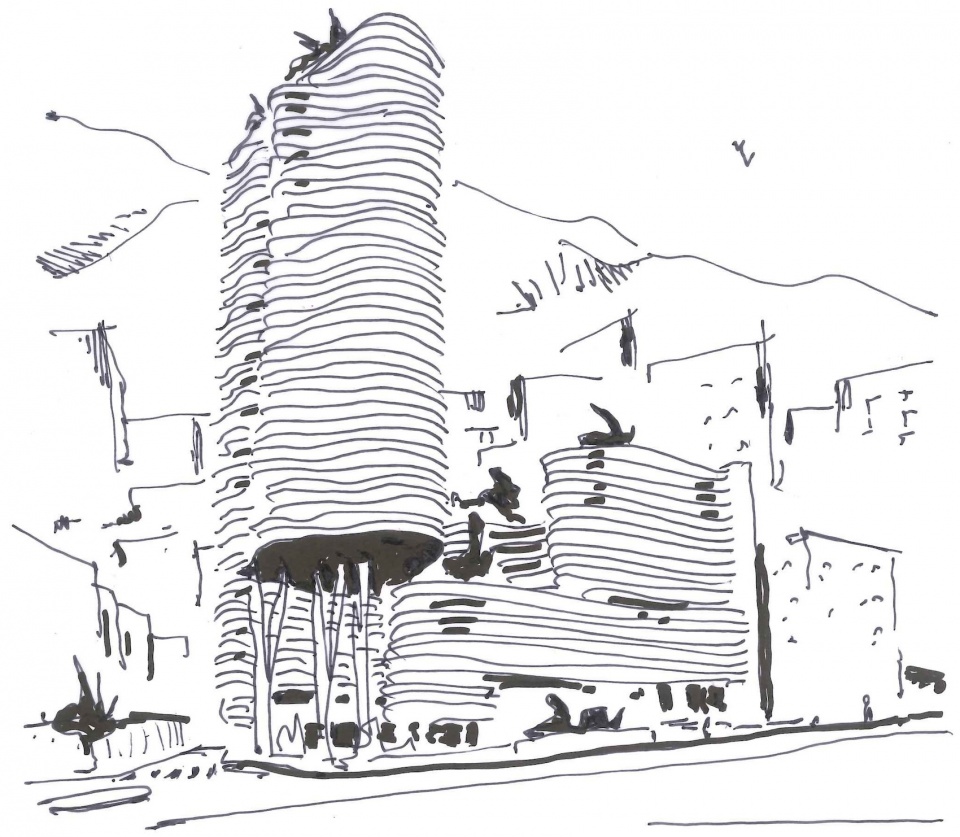 Honoria Tower in Monaco Jean Pierre Lott Architect