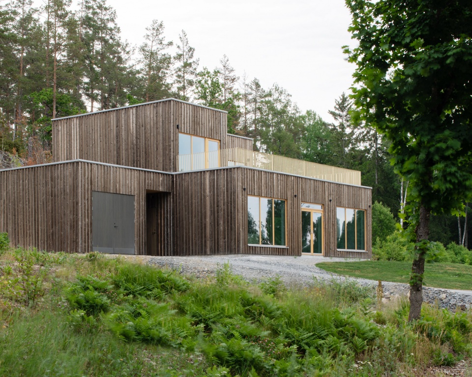 nine square grid house by westblom krasse arkitektkontor