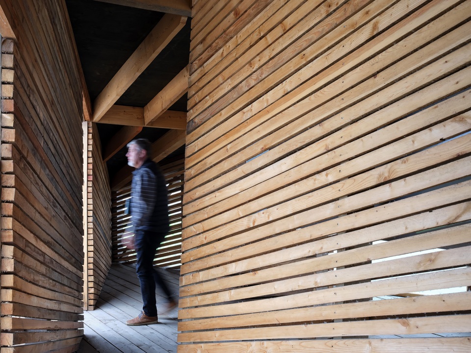 piilokoju floating birdwatching hideout by studio puisto architects