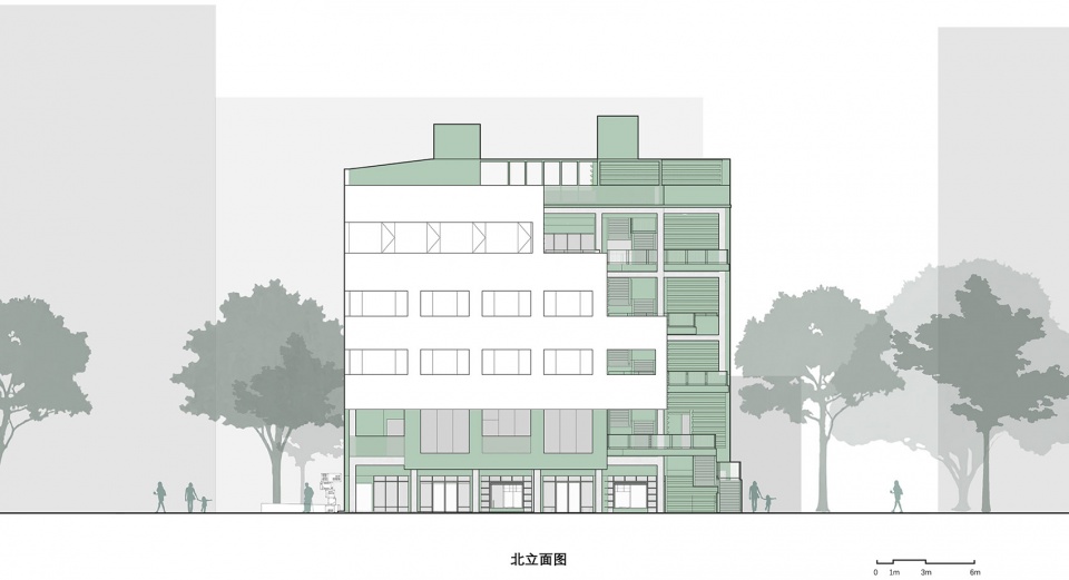 renovation of east nanjing road sub district community comprehensive life service center by tjad