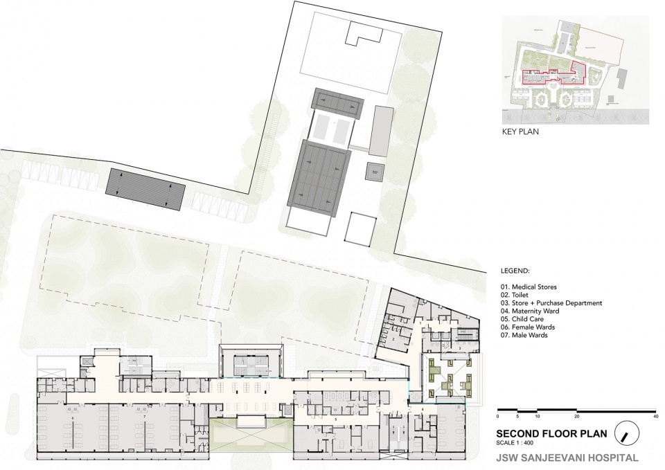 jsw sanjeevani multispeciality hospital by sjk architects