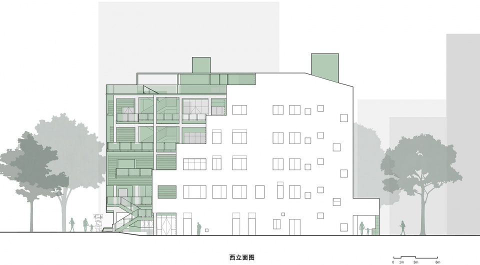 renovation of east nanjing road sub district community comprehensive life service center by tjad