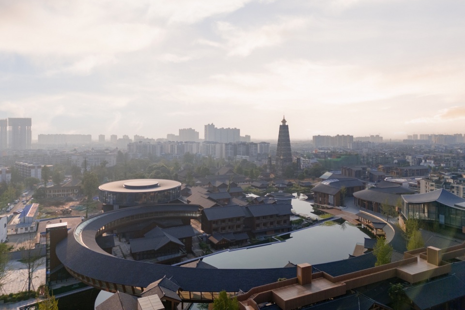 Regional Urban Renewal of Chengdu Pengzhou Longxing Temple Area by BIAD ASA