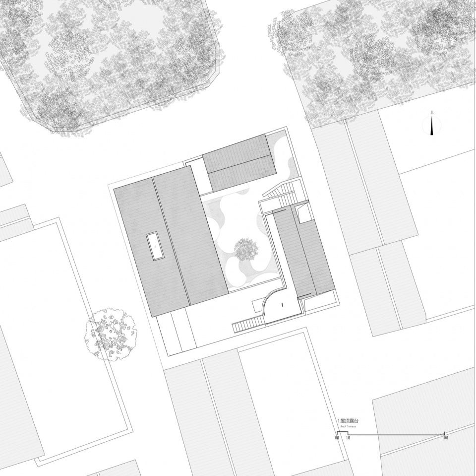 An inward micro courtyard China by Edge Architect