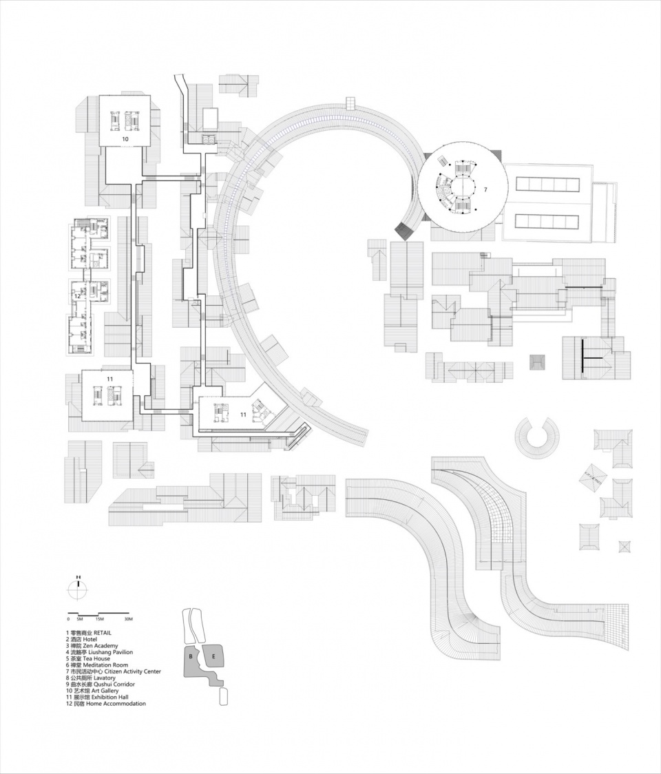 Regional Urban Renewal of Chengdu Pengzhou Longxing Temple Area by BIAD ASA
