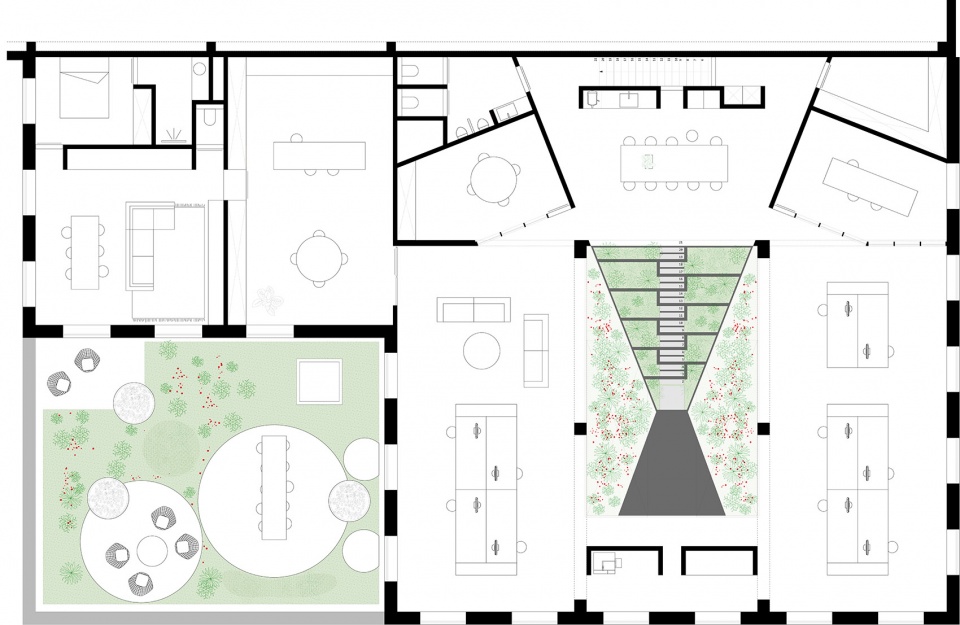 sos roof headquarters by objekt