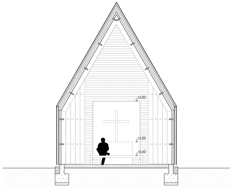 capilla clinica alemana osorno by am arquitectura