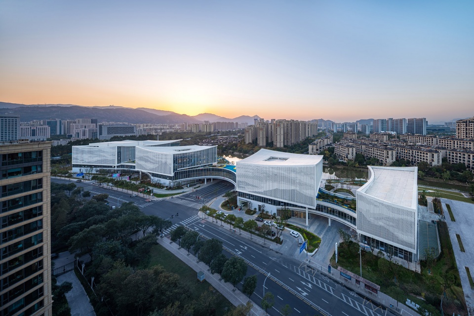 wenzhou high tech cultural square by tjad
