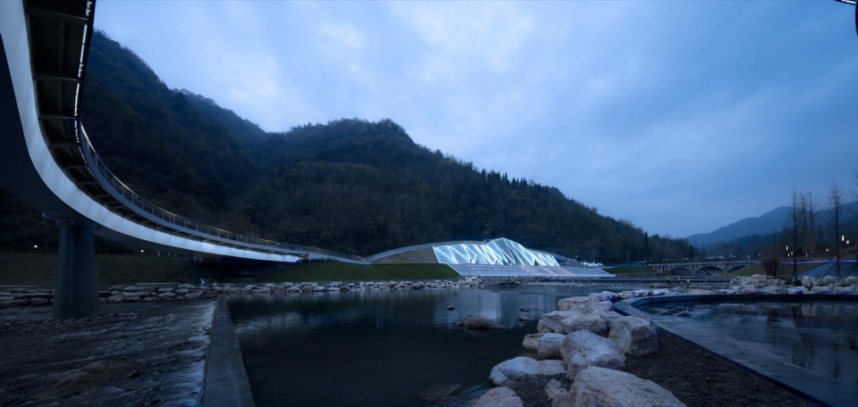 Bailu Town Open Air Concert Hall China by CHENGDU ARCHITECTURAL DESIGN R P