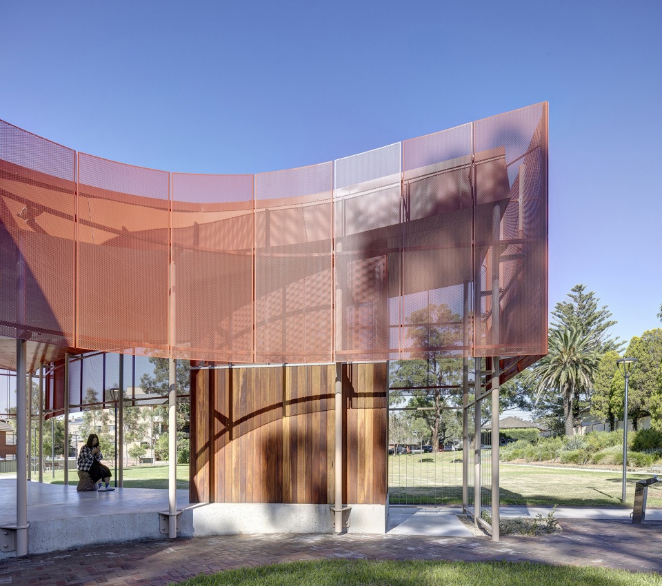 hurlstone memorial reserve community centre by sam crawford architects