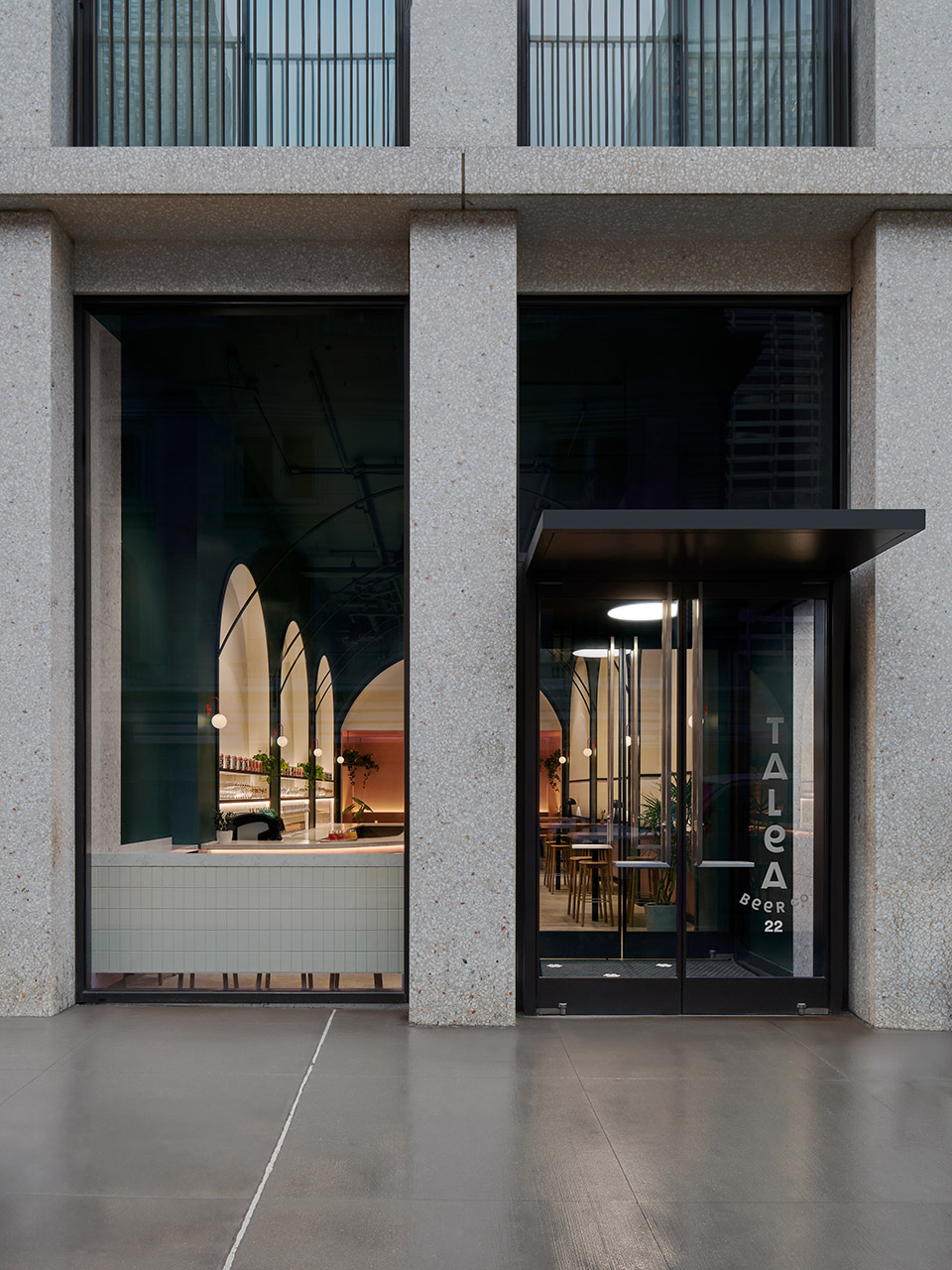 talea beer cos bryant park taproom by ala studio