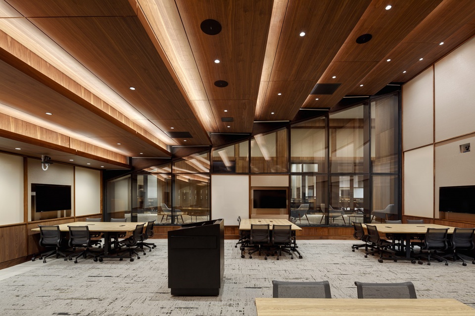 the johns hopkins university bloomberg center by rockwell group