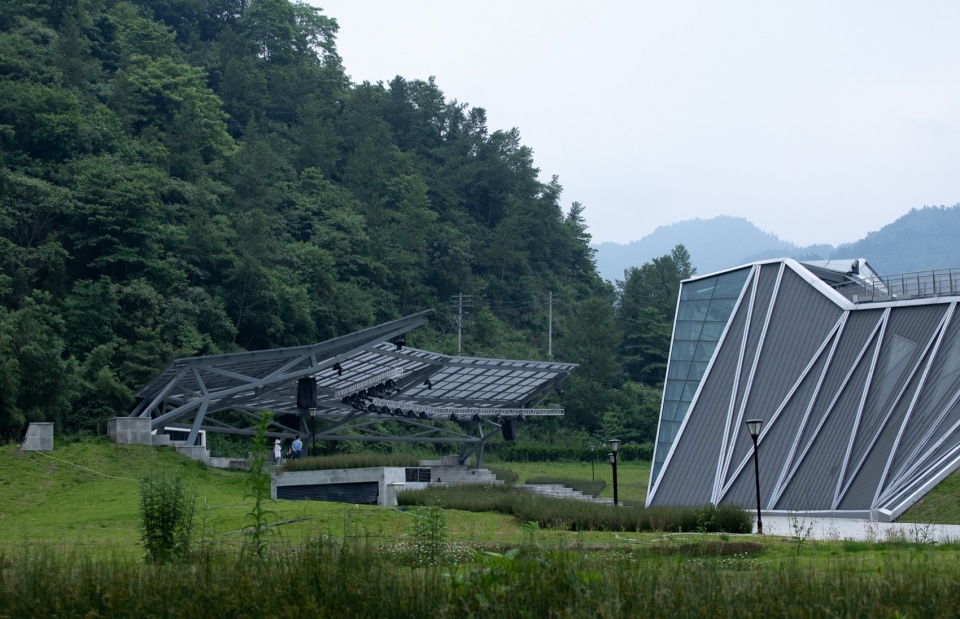 Bailu Town Open Air Concert Hall China by CHENGDU ARCHITECTURAL DESIGN R P