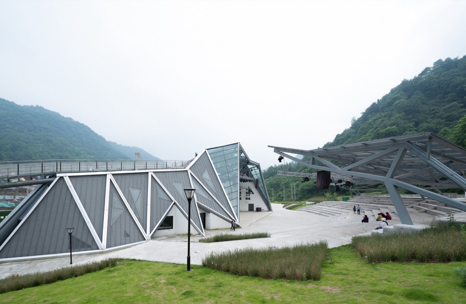 Bailu Town Open Air Concert Hall China by CHENGDU ARCHITECTURAL DESIGN R P