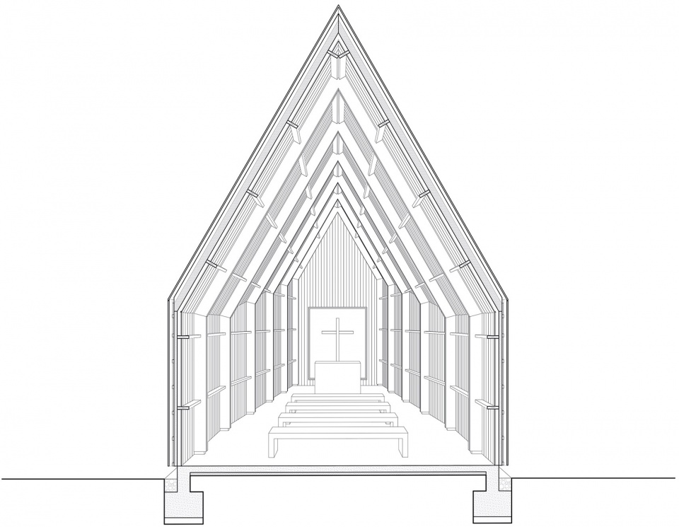 capilla clinica alemana osorno by am arquitectura