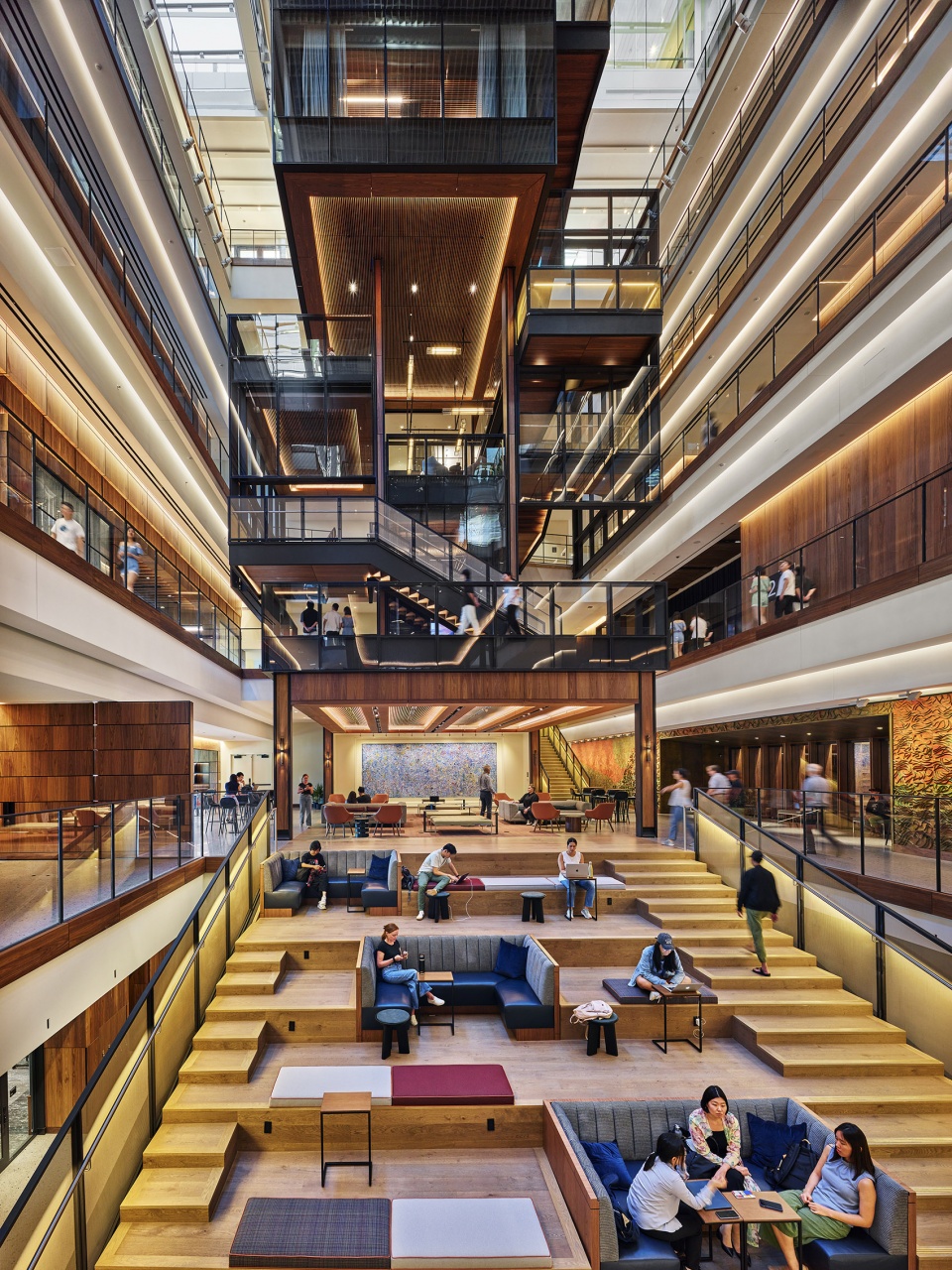 the johns hopkins university bloomberg center by rockwell group