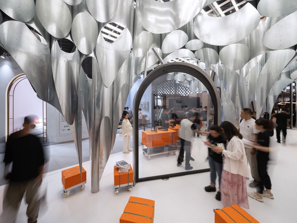 metal metal pavilion by atelier zeros