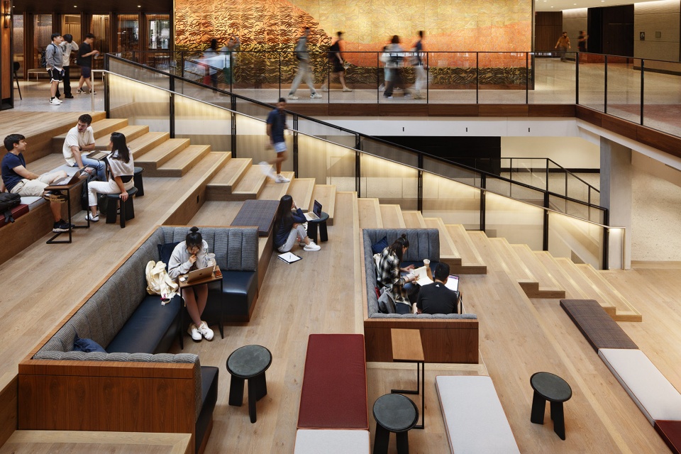 the johns hopkins university bloomberg center by rockwell group