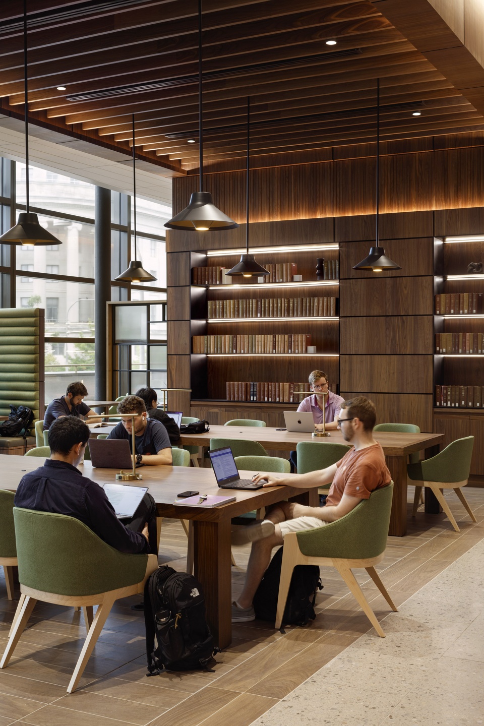 the johns hopkins university bloomberg center by rockwell group