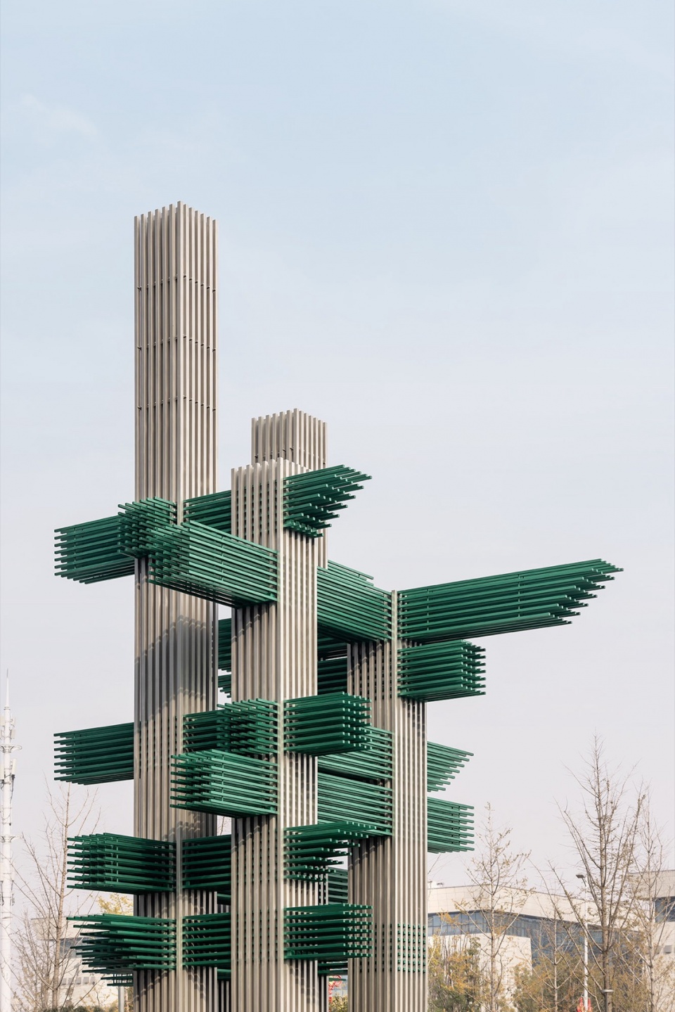 nanyang wanyue city square sculptures by one plus partnership