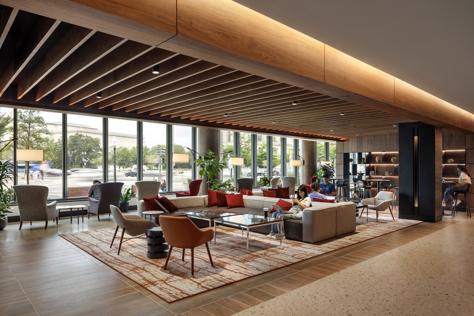 the johns hopkins university bloomberg center by rockwell group