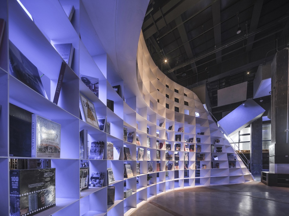 bookstore in the blast furnace by hypersity