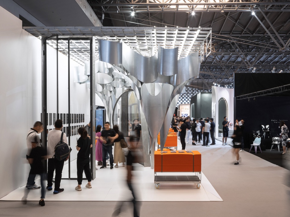 metal metal pavilion by atelier zeros