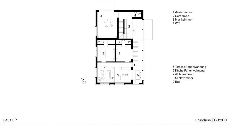 house lp by firm architekten