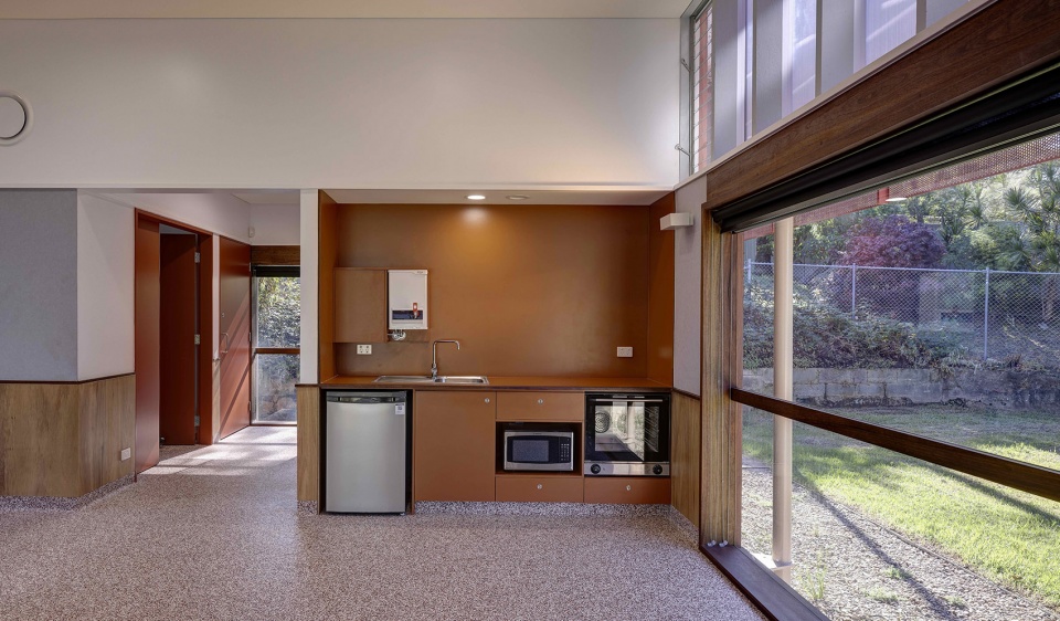 hurlstone memorial reserve community centre by sam crawford architects