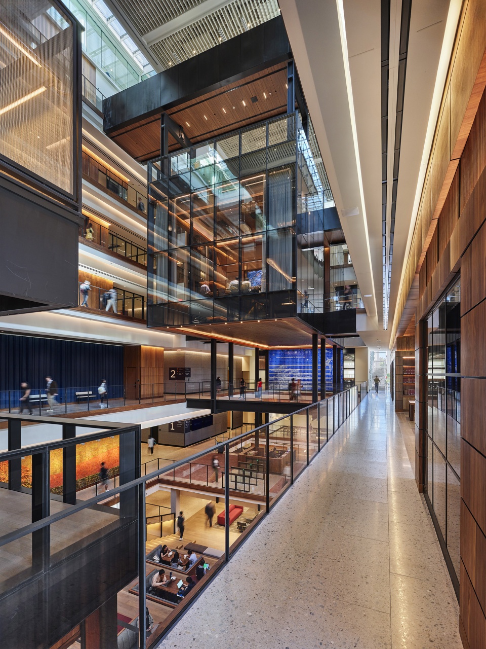 the johns hopkins university bloomberg center by rockwell group