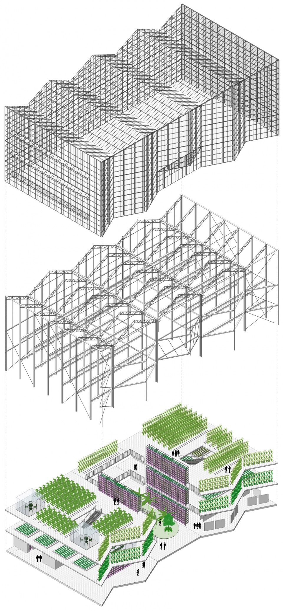 vertical farm beijing by van bergen kolpa architects