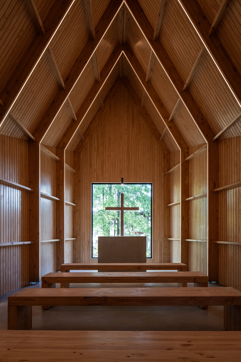 capilla clinica alemana osorno by am arquitectura