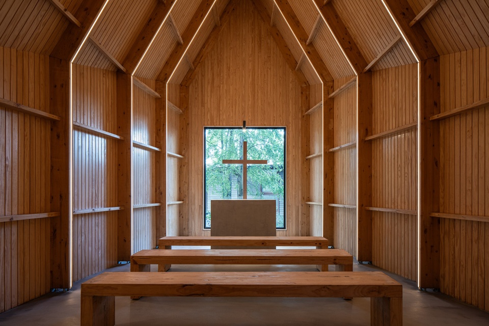 capilla clinica alemana osorno by am arquitectura