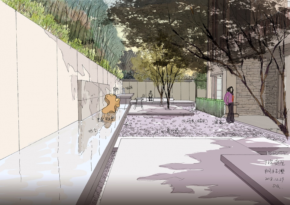 light picking courtyard by ds landscape architecture