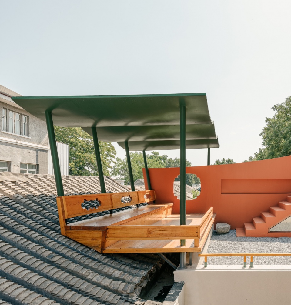 绿篷船泊在屋浪之上 朱雨蒙 jiejie studio workplace design by jiejie studio
