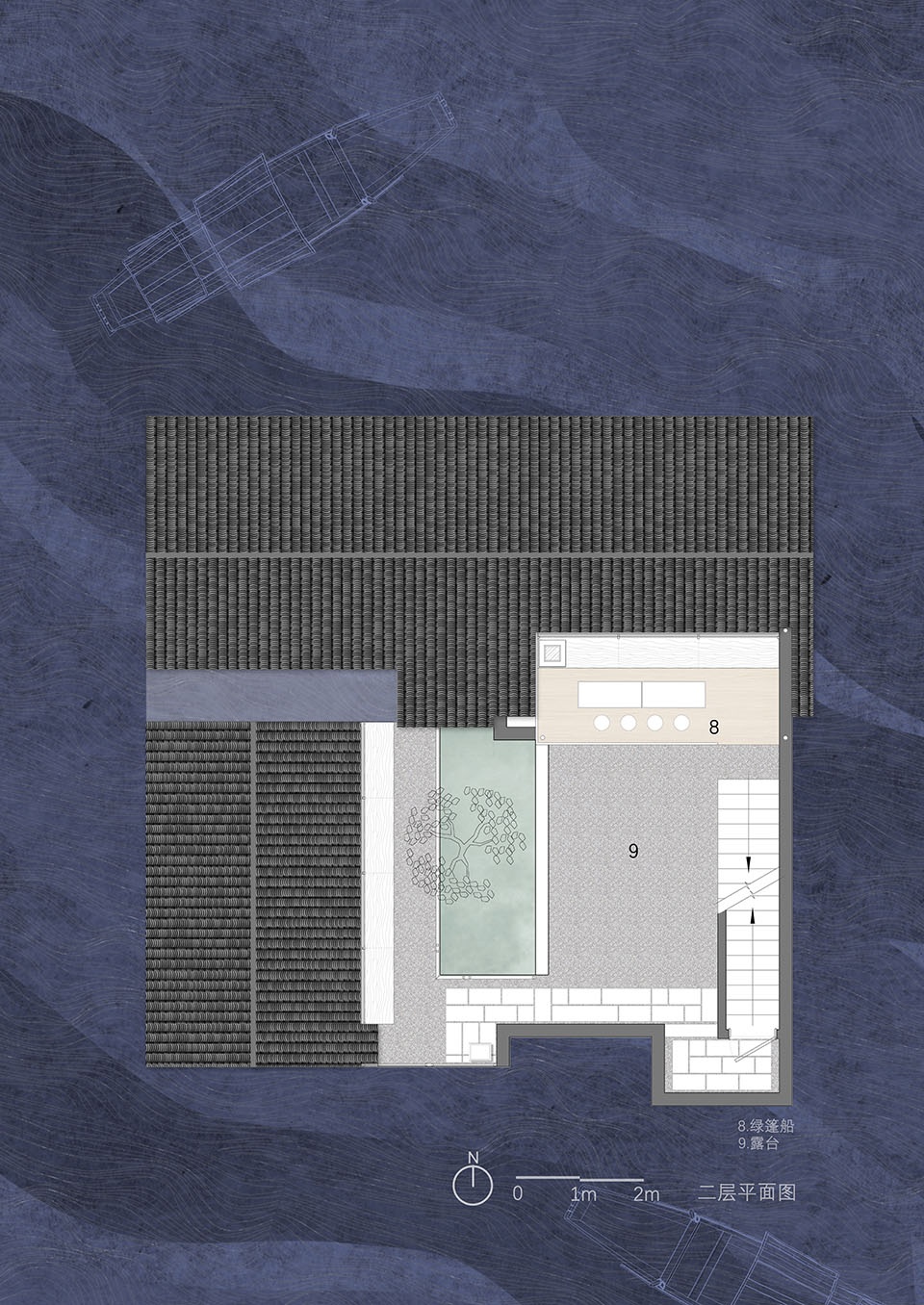 屋顶平面图 jiejie studio workplace design by jiejie studio