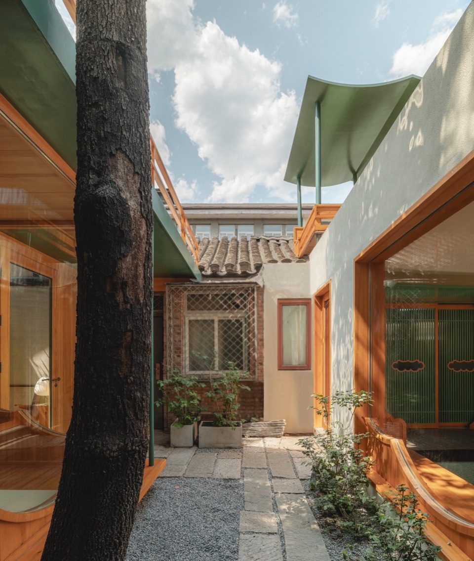 改造后的院子 朱雨蒙 jiejie studio workplace design by jiejie studio