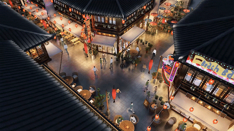 Chashan Pu water street China by 9M Design