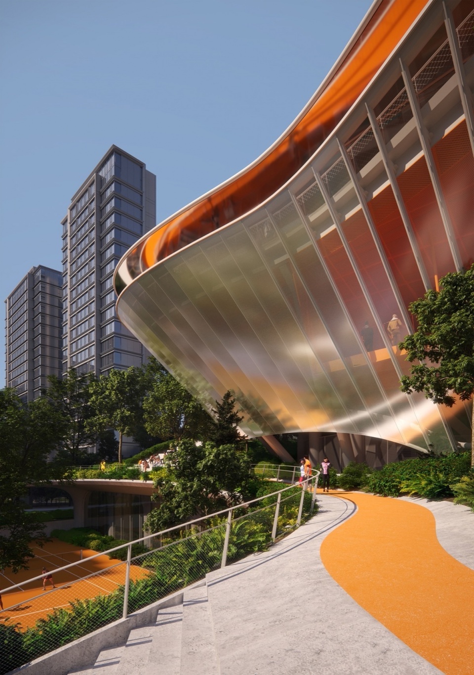 Shijiazhuang CBD Sports Center by MAD